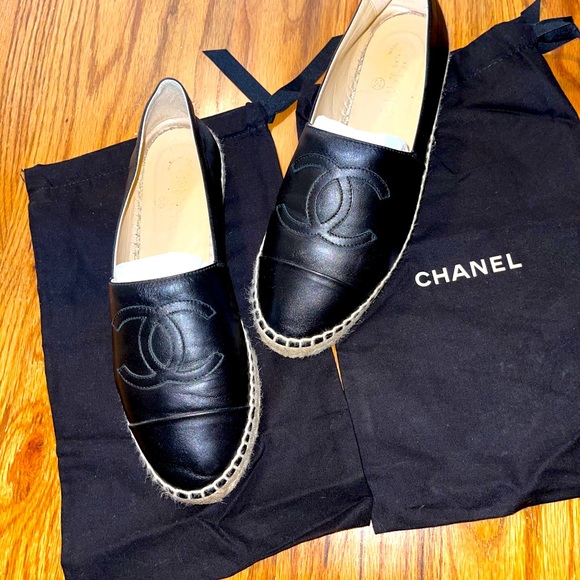 Chanel Black Espadrilles - Picture 13 of 15